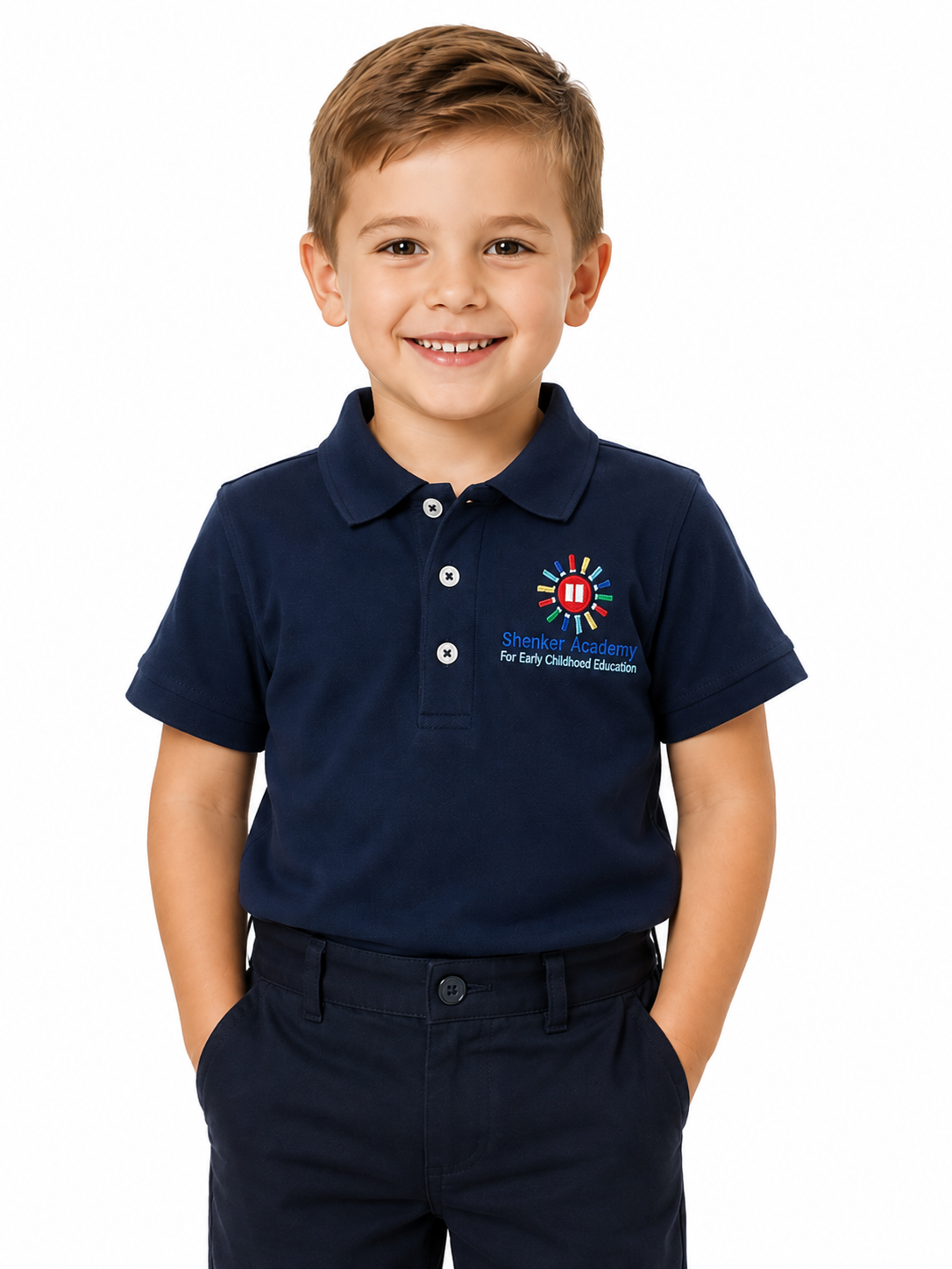 Navy Polo - Shenker Academy